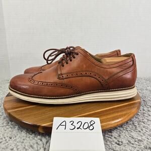 Cole Haan OriginalGrand Woodbury Brown Wingtip Brogue Casual Oxford Mens 10 M
